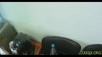 Remarkable brunette girlie Alina adores making out with bf