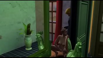 Sims 4 Picking up a random girl in a bar