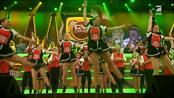 Lots of Dancing Girls show upskirts on German television