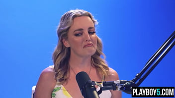 Podcast and masturbation with Ozzie MILF blonde Charlie Forde