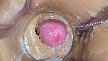 Super cum in vagina. Excellent internal camera 4k