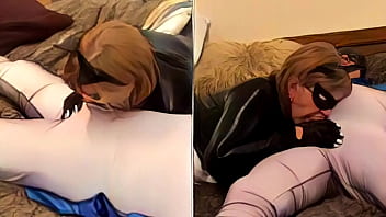 An Al Animated Adventure: Granny Catwoman Sucks Batman&rsquo_s Cock