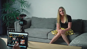 Lucky Director Woody Alyx Finger Fucks Sweet Blonde Charlie Forde!