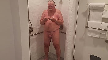 Grandpa Taking a Sexy Shower