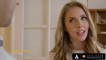 FANTASY MASSAGE - Hot Massage Ignites Sex Between Masseur And His Sexy Ex Lena Paul