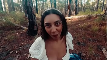 Natural Tits Latina Cinderela got filled at public park - Nati Camargo
