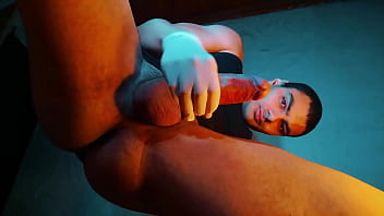 Sexy Sabroso Gloves Big Cock Suavemente Handjob until cum