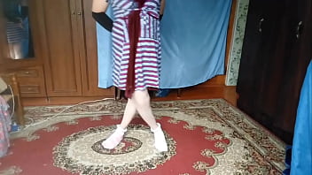 Beautiful Femboy Slowly Showing Off Perfect Thighs Tonight