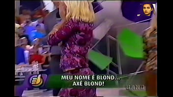 Team Axe Blonde strip (Super Positive brazilian TV)