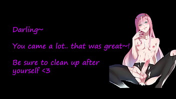 Zero Two Punishes You! Hentai Futa JOI Oral Anal Jerk to the beat