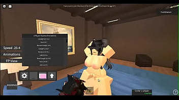 Testing Animations With My Boyfriend On Roblox.