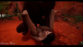 Hot Goth Babe Blacked By Man From The Tribe (Wild Life 3D Porn)