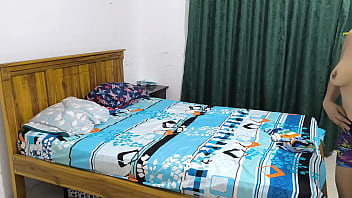 I almost managed to fuck my stepbrother at home. He'_s shy and left me in the bedroom, aroused after playing rock, paper, scissors. I have to grope myself to fantasize about being touched.