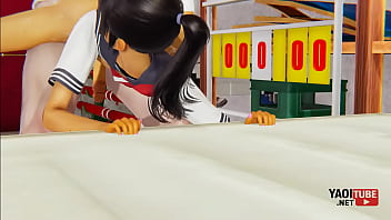 Femboy Yaoi - Simon fucked for his gym teacher - Japanese Sissy boy