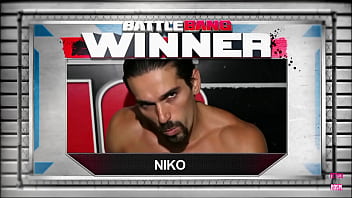 Ann Marie Rios swallows Romanian fighter Nikos big cock before hardcore penetration