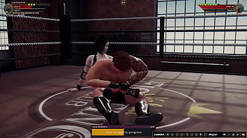 Luna DarkMoon VS Jerle (Naked Fighter 3D)