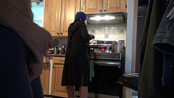 OH MY GOD!!! I almost got caught flashing my big dick in front of my Pakistani stepmother