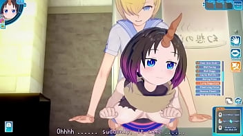 Elma gets fucked by random guy in the public bath - Miss Kobayashi Dragon Maid Hentai