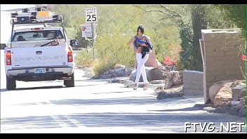 Magical brunette babe Jazmine tang fucking with a sex-toy