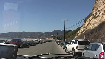 Then he starts to fuck her hard in the pussy, and to bring himself to orgasm, she caresses her pussy