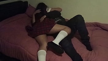 WHY DO YOU WANT TO LIFT MY SKIRT??? Fucking the BIG-ASS Neighbor girl, she&#039_s already 18 and knows how to fuck like an expert!! - Homemade Video