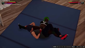 Lacey Punk VS Saniah (Naked Fighter 3D)