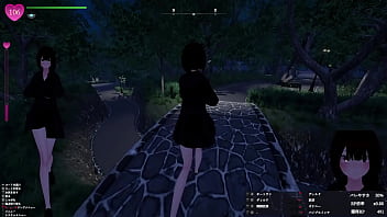 【プレイ動画003】身長３ｍ女子が夜の公園で露出！秘密のエクスポーズ バレないように露出するマナカさん