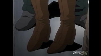 Hentai &ndash_&nbsp_Groping a Hot Busty Blonde MILF on a Public Train [UNCENSORED]