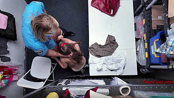 His Kicks For Hers (Cop Fucks Teen College Shoe Thief)