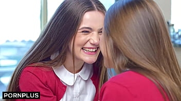 School Girl Besties Share Cock And Cum