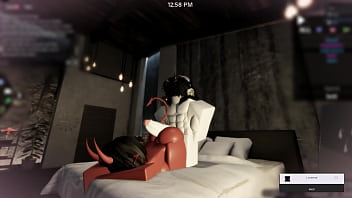 Demon girl helps me test out my Lovense and jerks me off~ | Sex with a follower (43) | Part 1/3