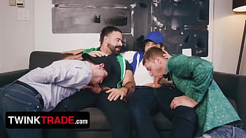 Step Sons Benjamin Blue &amp_ Edward Terrant Have A Naughty Plan To Sneak Out For A Party - Twink Trade