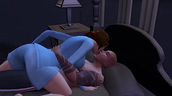 Mega Sims- Wife cheats on husband with random guy (Sims 4)