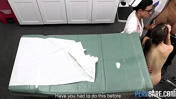 Busted Teen Gymnast Fucks Doctor For Test That Decides Her Career