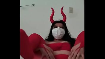 My devil costume on Halloween makes me look like an innocent, novice slut.