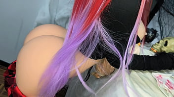 HALLOWEEN SPECIAL - Linda Pomnix gets an ANAL SURPRISE until her dilated anus is filled with hot semen CUMSHOT  (Over 18)