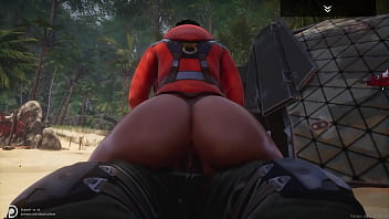 Wild Life - Big Ass Big Tit Curvy Milf (Alissa) fucks her Fat Boss for a Promotion. She squirts on his little cock.