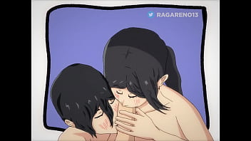 Mikasa and Pieck give Armin a blowjob (Shingeki no Kyojin Parody)