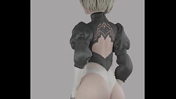NieR: Automata - Mira c&oacute_mo mueve ese culo 2B