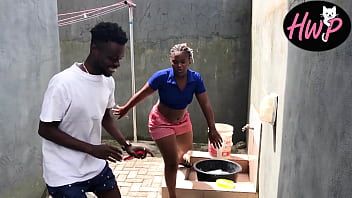 HORNY GIRL RUNNING AFTER HER NEIGBOR&#039_S BIG COCK. ENJOY ON 4K