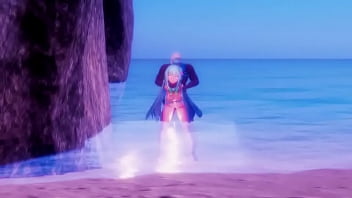 Fucking Aqua on the beach