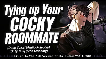 BREAKING IN YOUR SUBMISSIVE ROOMMATE | Male Moaning | Men Whimpering