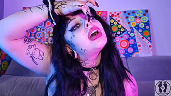 NOSE FETISH DEEDEELOVE GOTHIC BEAUTY GIRL