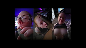 My best friends Thick nerdy girlfriend goes to the store to sneak link with me then lets me Cum on her soft titties