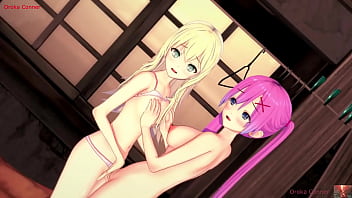 Pink-Haired Cutie Caught Rubbing &ndash_ Ends Up Soaked in Pussy-Eating, Finger-Fucking, and Scissor Slam!