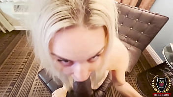 Angel Aurora'_s Cute Face Gets Cum Covered After Rim Job &amp_ Deep Throat!