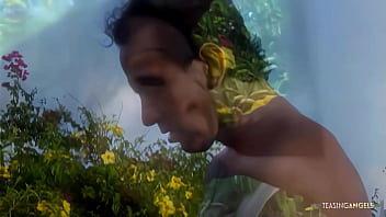 Seeing other people fucking gets big ass Asian in the mood for wild outdoor sex