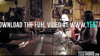 Cheating busty MILF begs for forgiveness by fucking mature priest