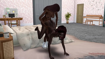 Horny lesbians can'_t wait to have sex, so they skip school to do it