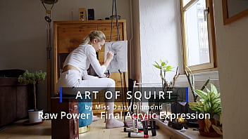 SFW Fluid Power: Abstract Expression Art by Miss Daisy Diamond